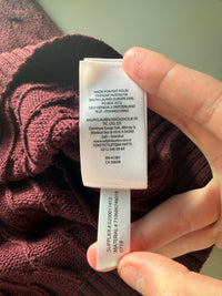 Ralph Lauren kabeltrui met ronde hals - XS