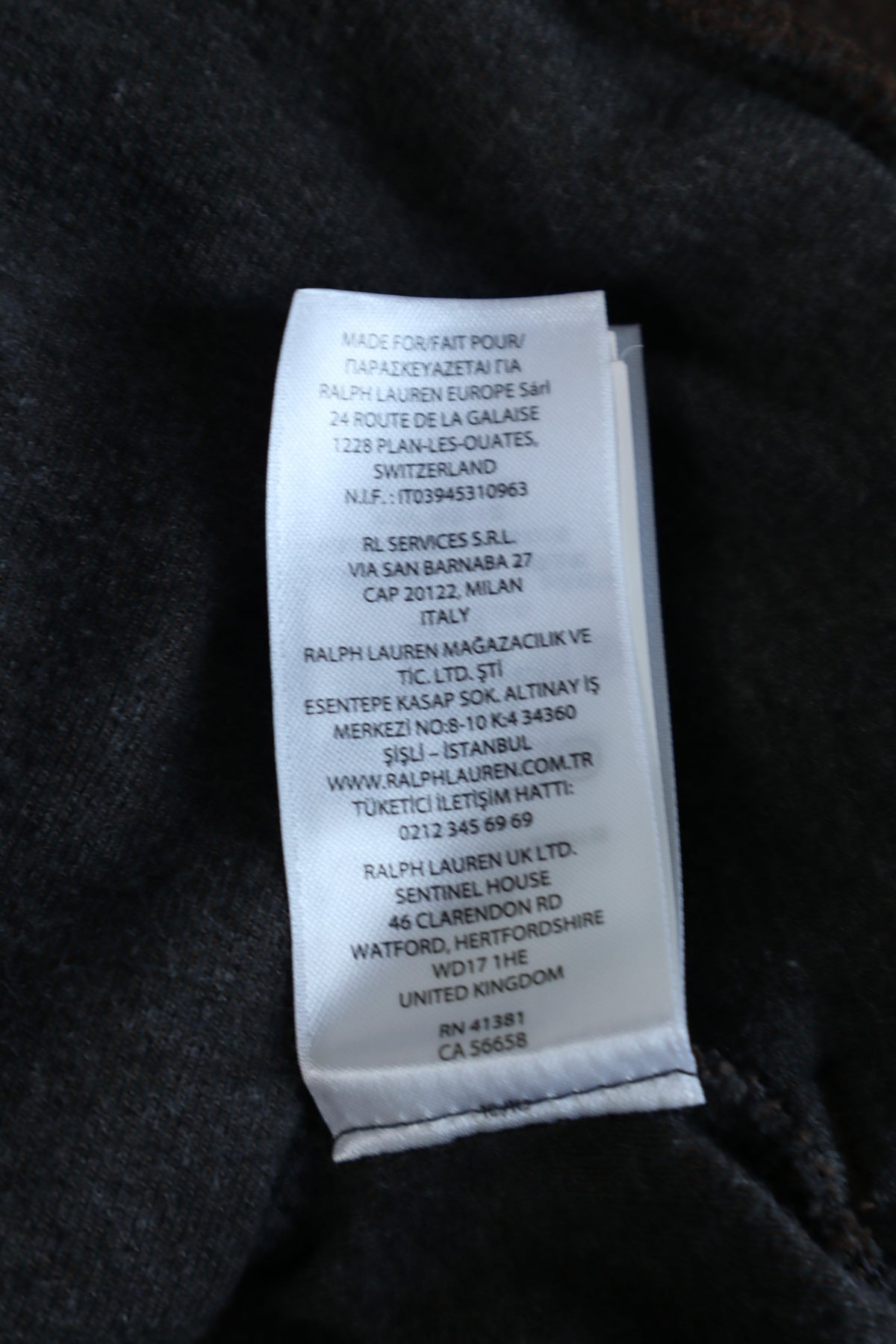 Ralph Lauren trui met kwart rits - L