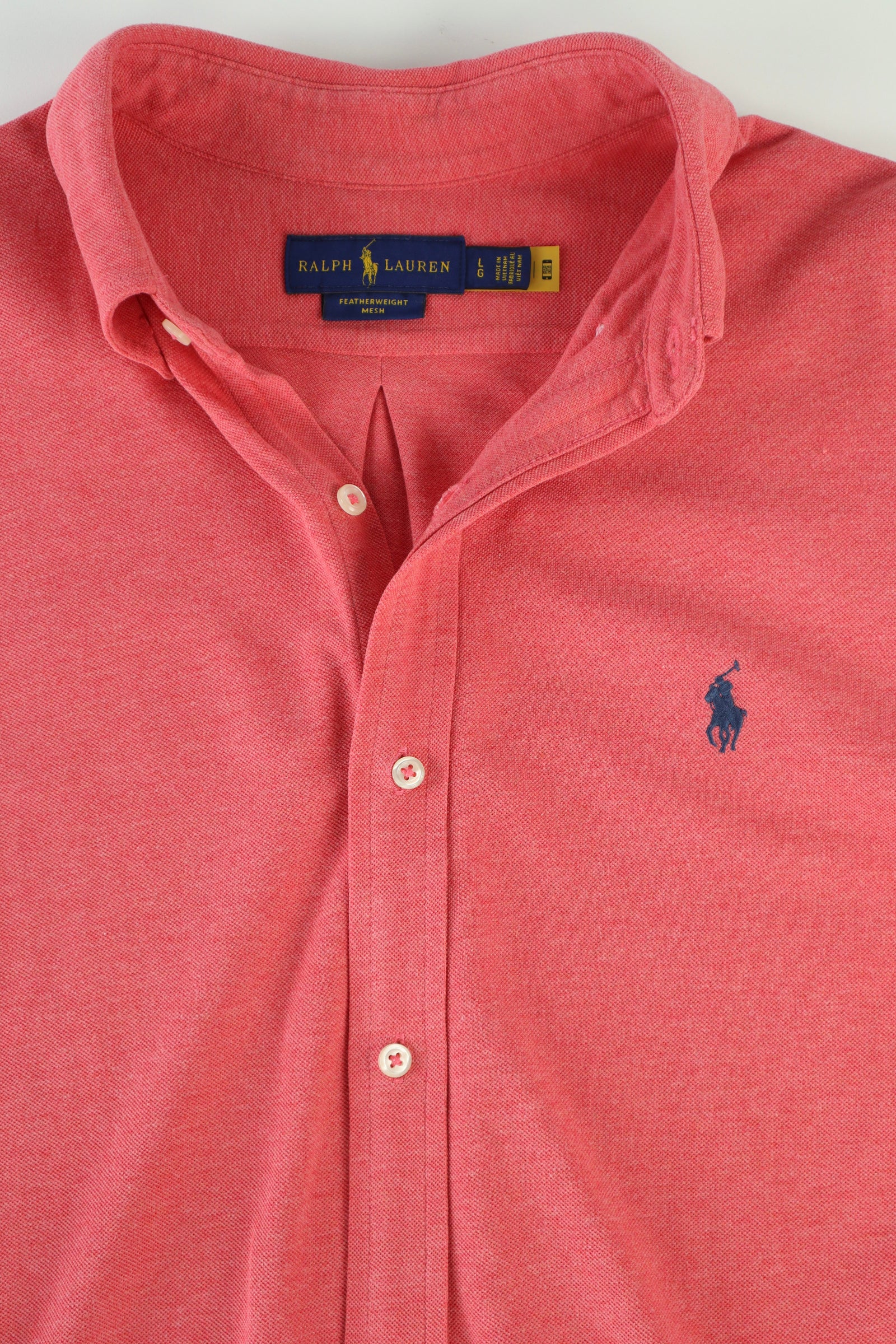 Ralph Lauren featherweight mesh overhemd - L