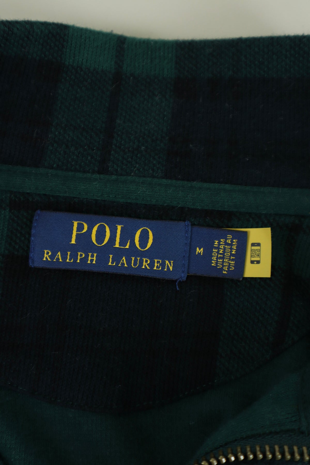 Ralph Lauren trui met kwart rits - M