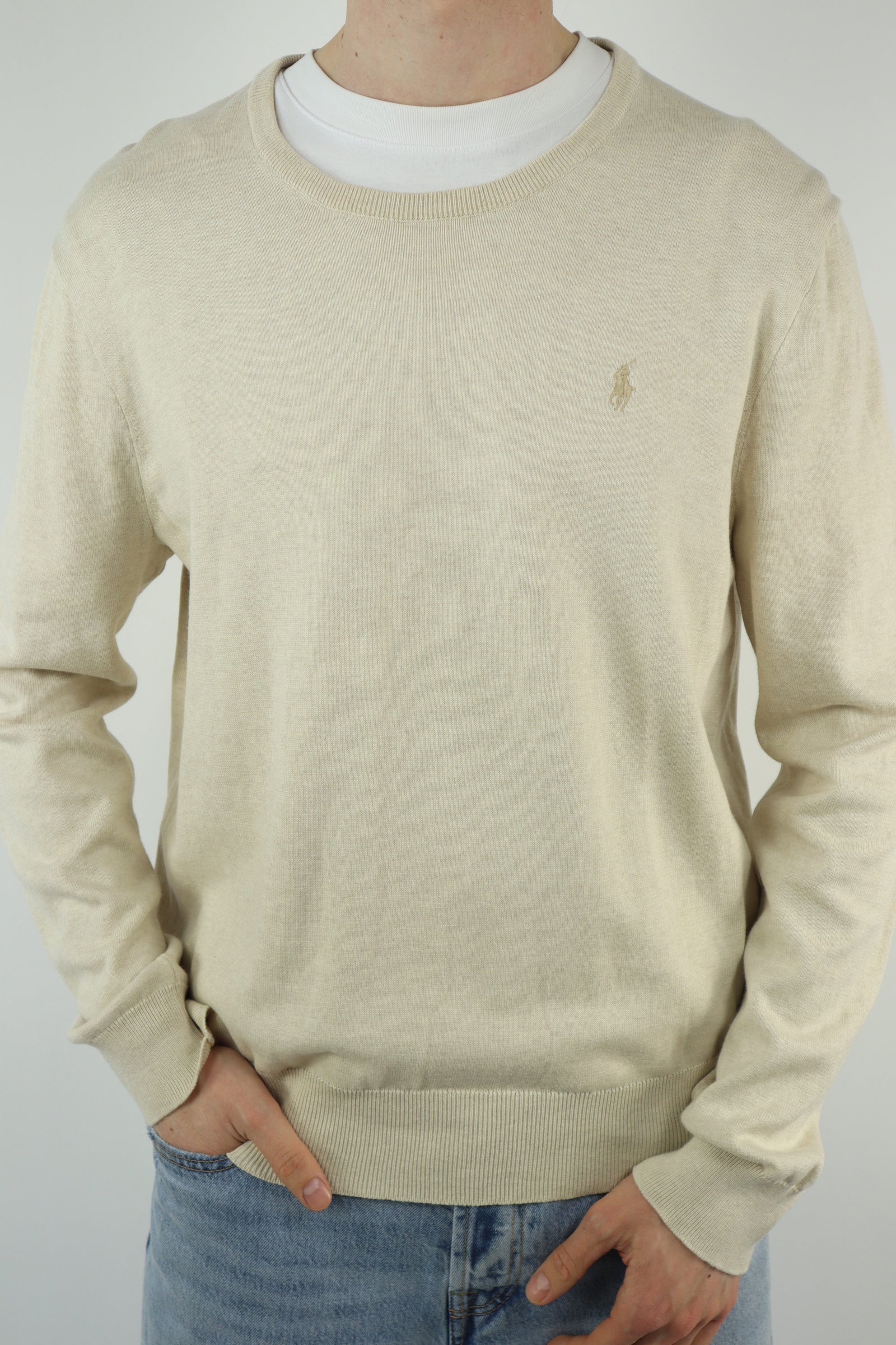 Ralph Lauren trui met ronde hals - L