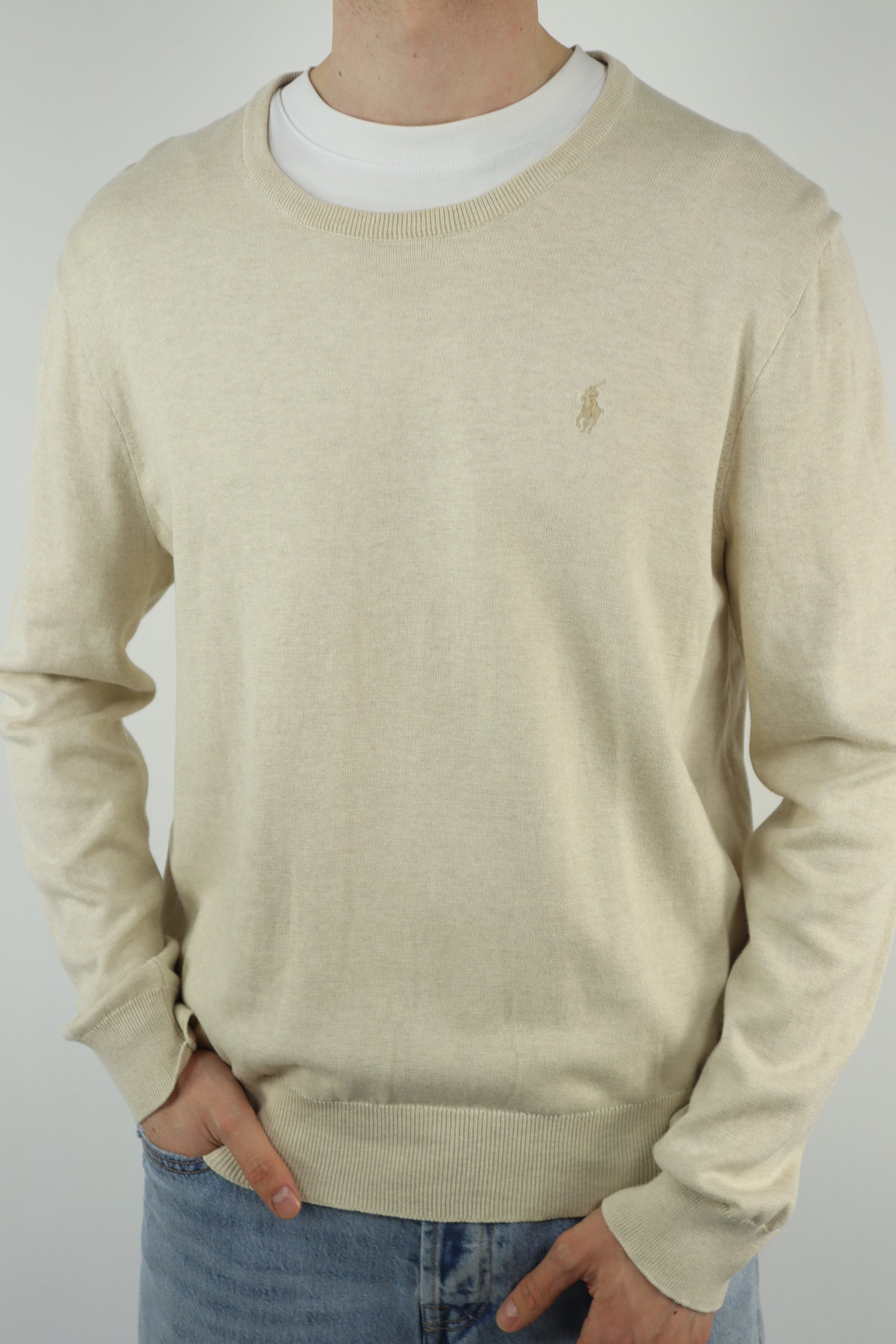 Ralph Lauren trui met ronde hals - L
