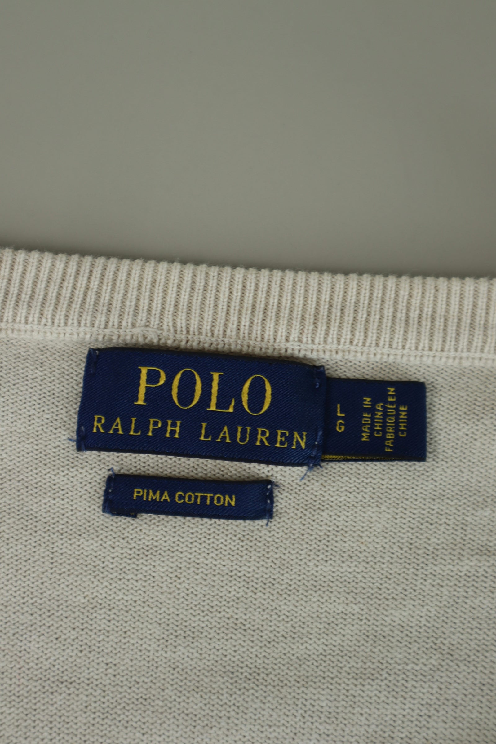 Ralph Lauren trui met ronde hals - L