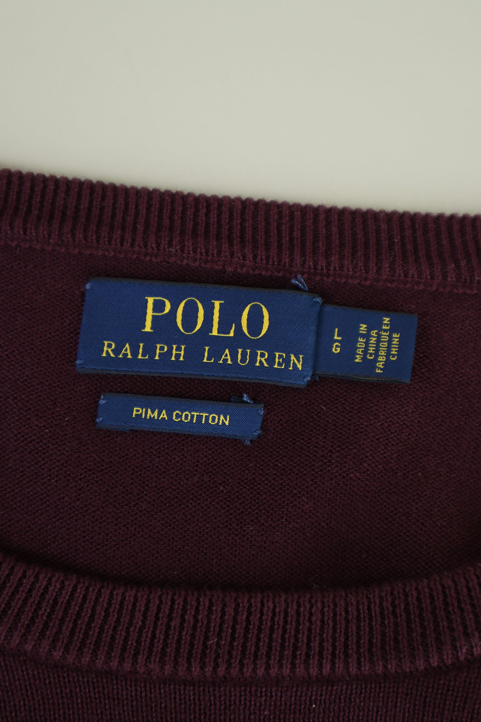 Ralph Lauren trui met ronde hals - L