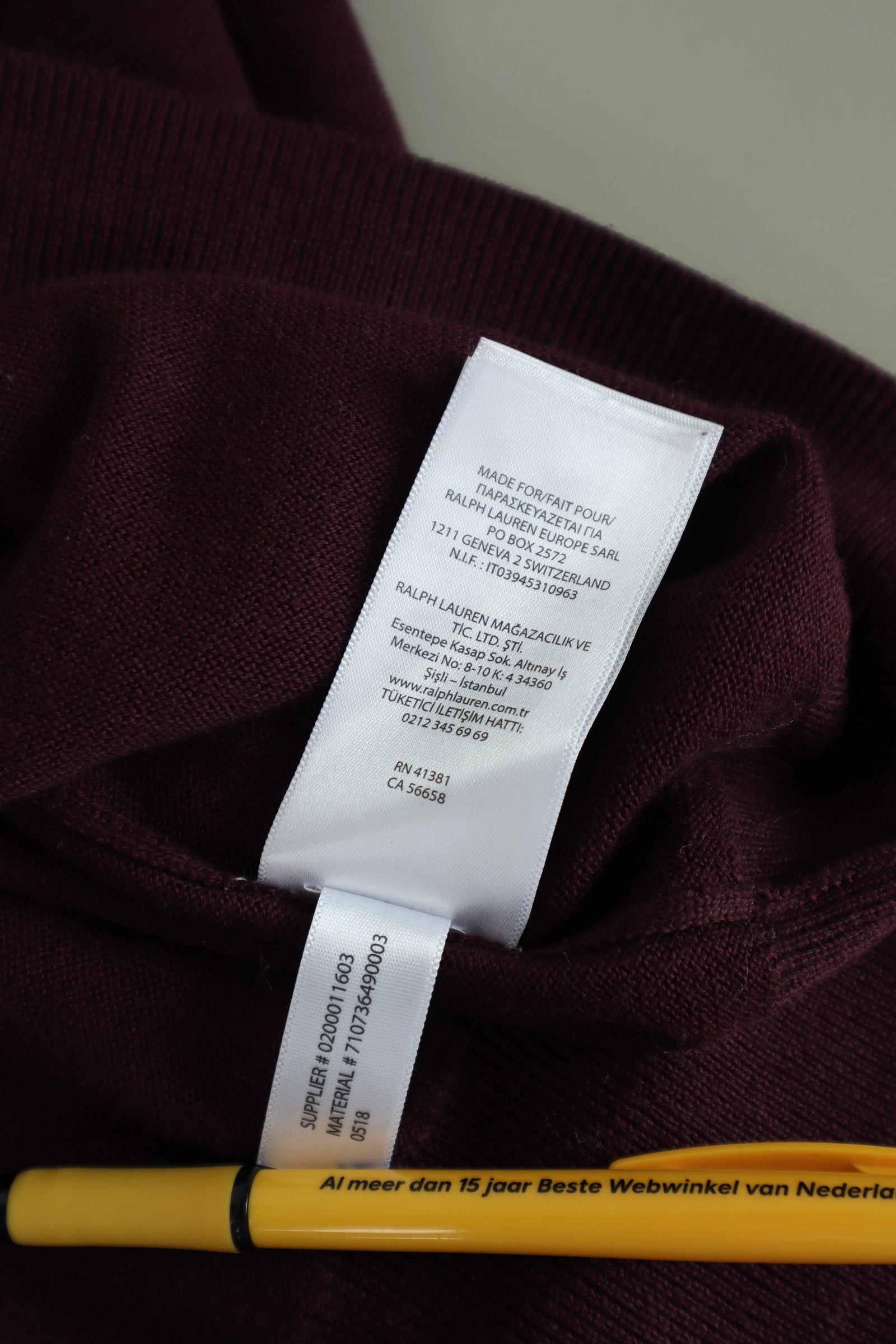 Ralph Lauren trui met ronde hals - L