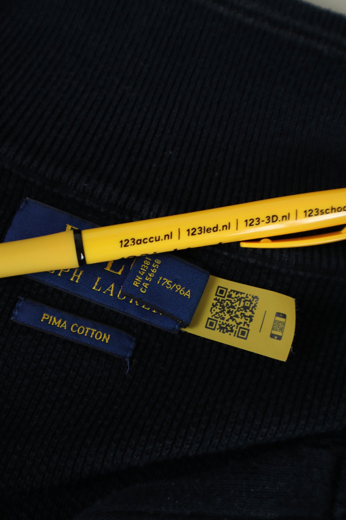 Ralph Lauren trui met kwart rits - M