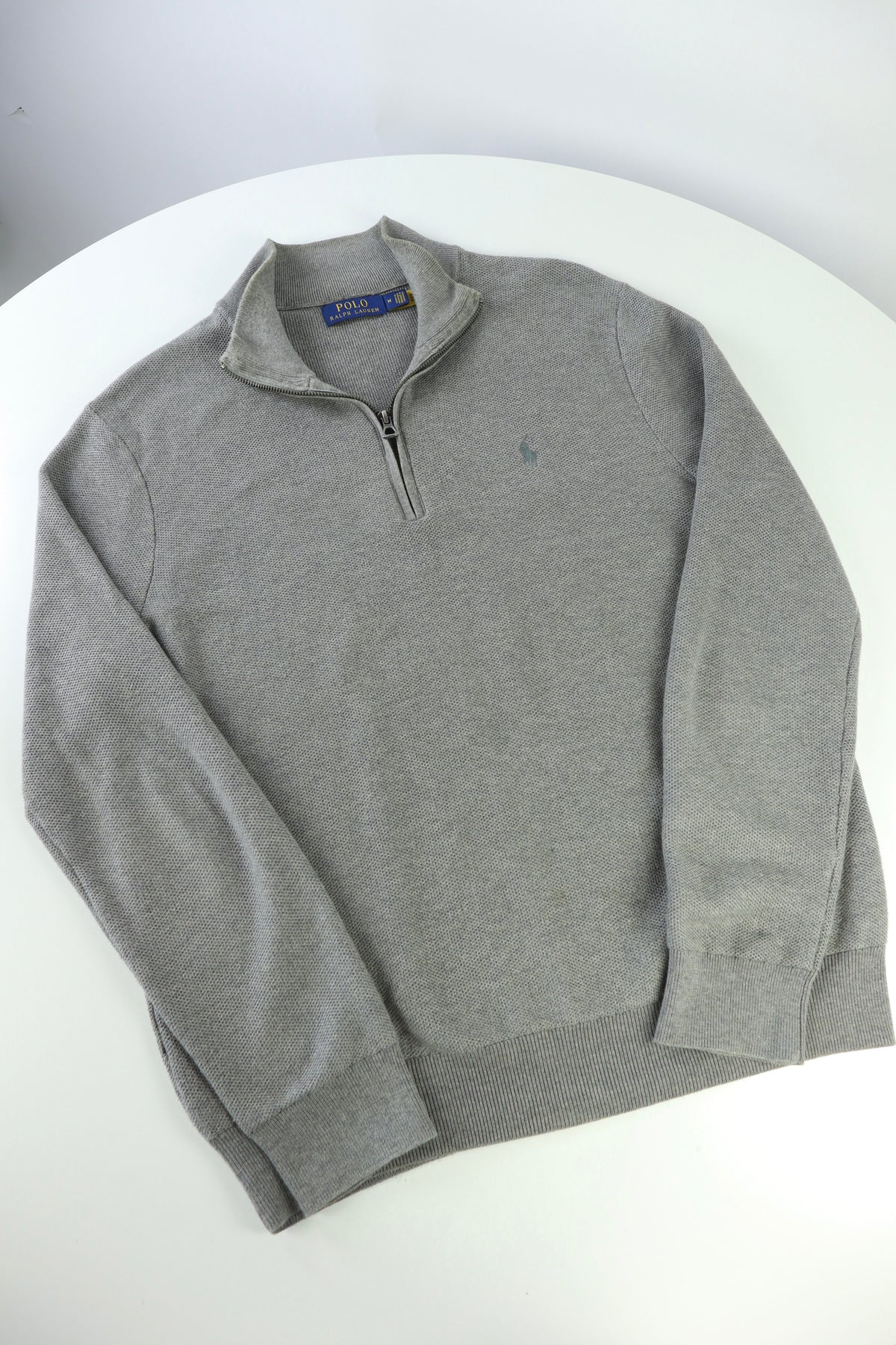 Ralph Lauren trui met kwart rits - M