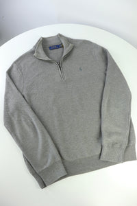 Ralph Lauren trui met kwart rits - M