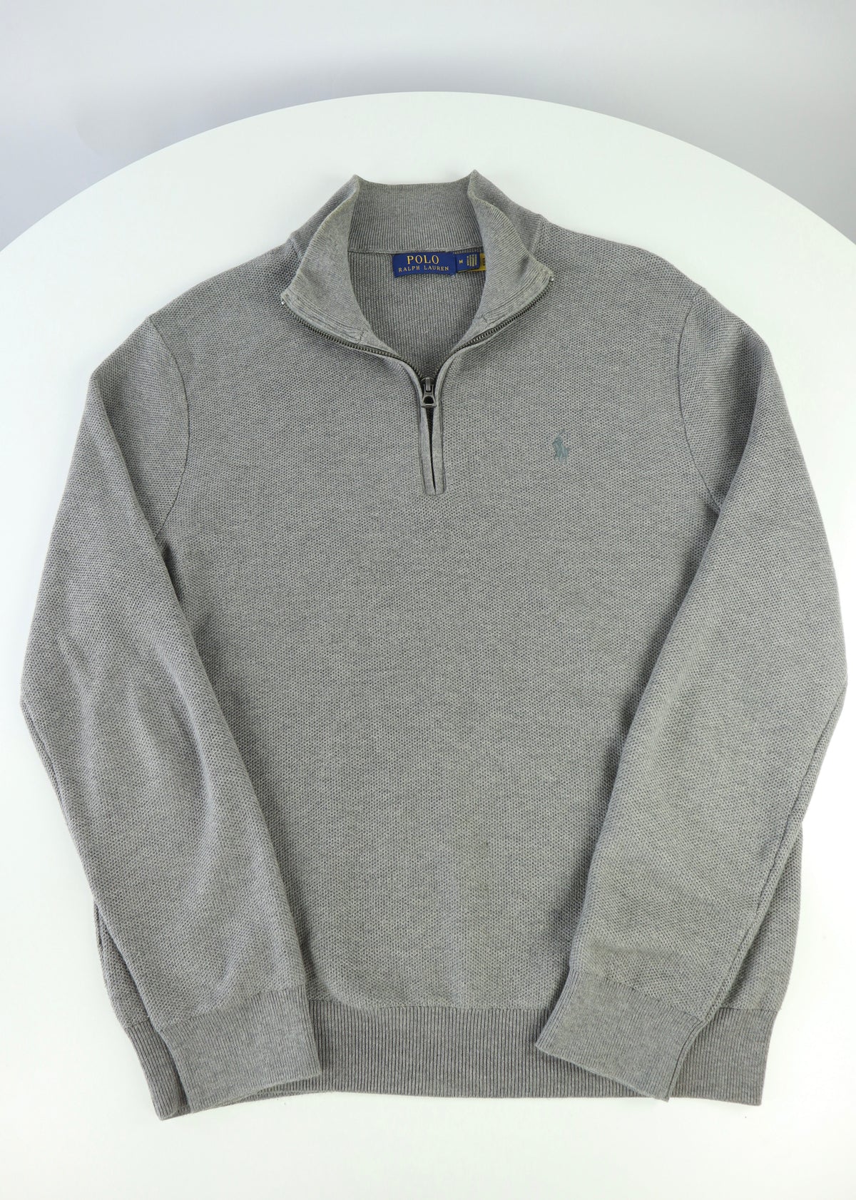 Ralph Lauren trui met kwart rits - M