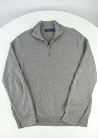Ralph Lauren trui met kwart rits - M