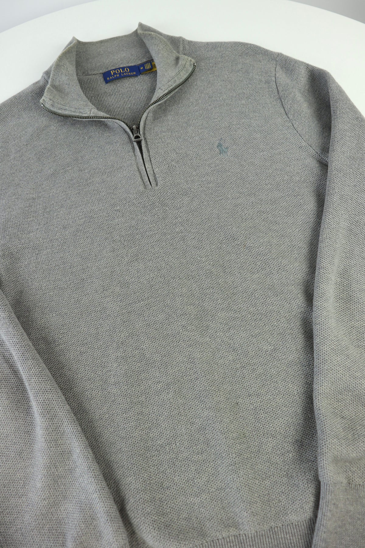 Ralph Lauren trui met kwart rits - M