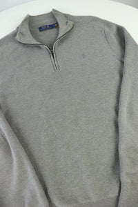 Ralph Lauren trui met kwart rits - M