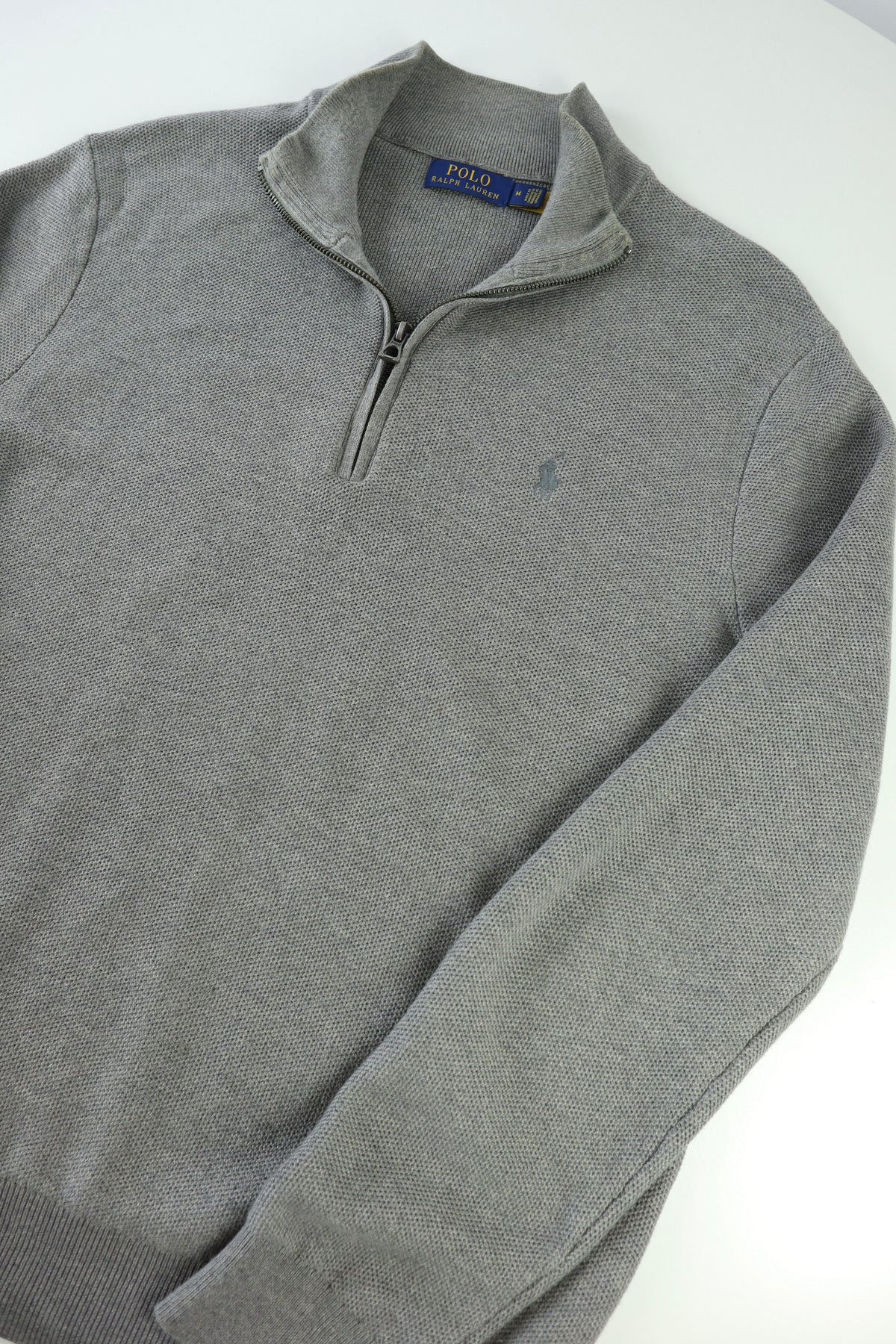 Ralph Lauren trui met kwart rits - M
