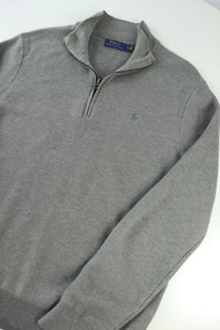 Ralph Lauren trui met kwart rits - M