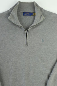 Ralph Lauren trui met kwart rits - M