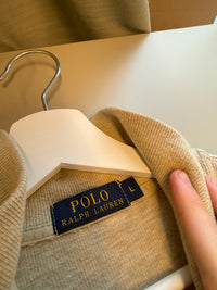 Ralph Lauren trui met kwart rits - L