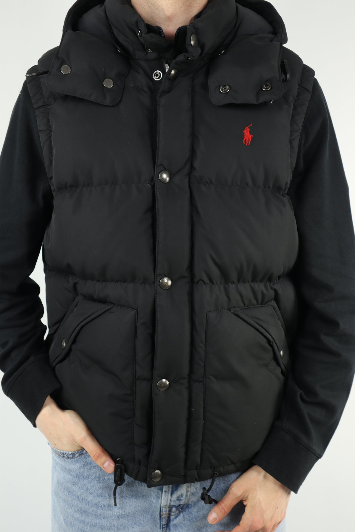 Ralph Lauren bodywarmer met capuchon - M