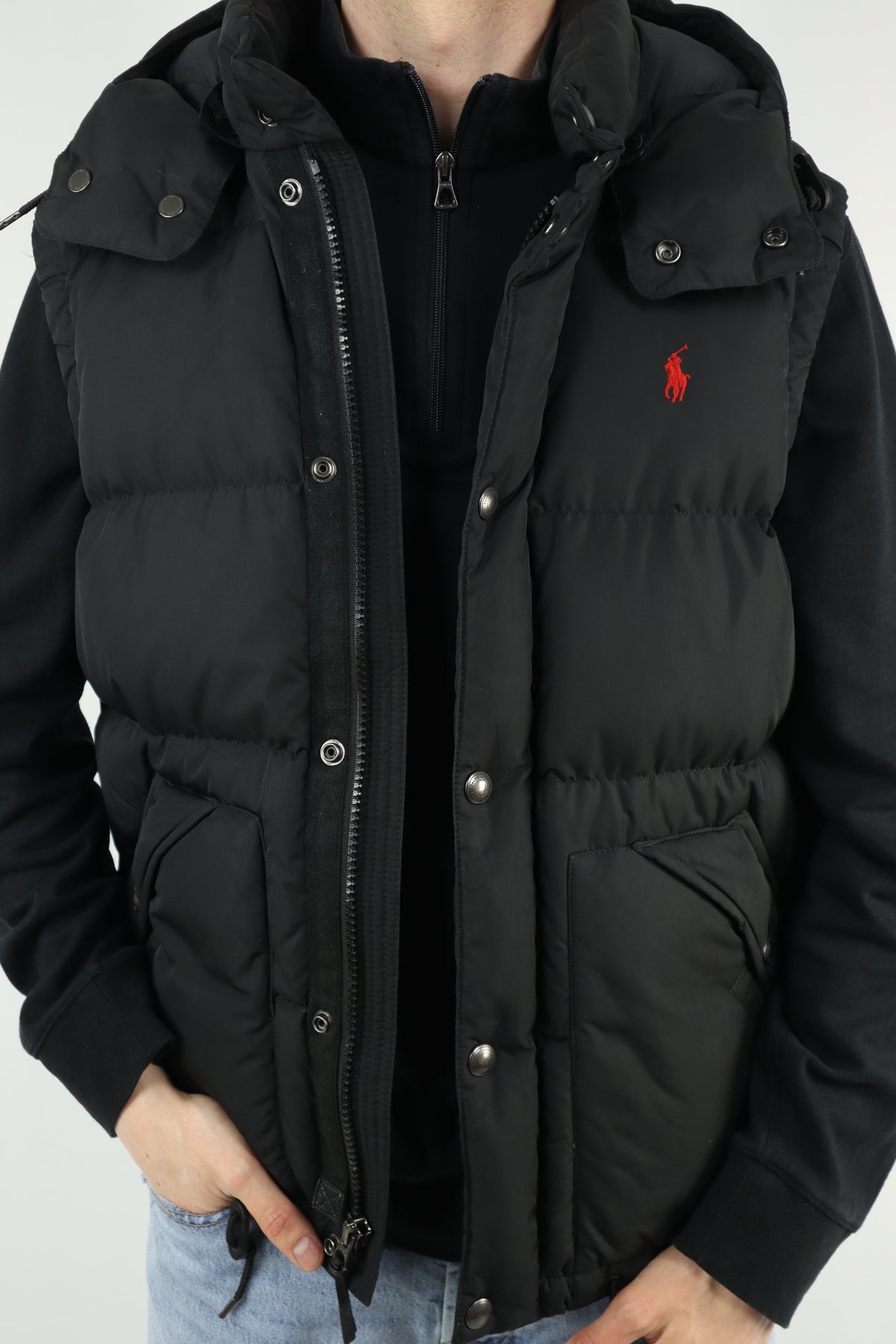 Ralph Lauren bodywarmer met capuchon - M