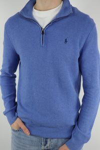 Ralph Lauren trui met kwart rits - M