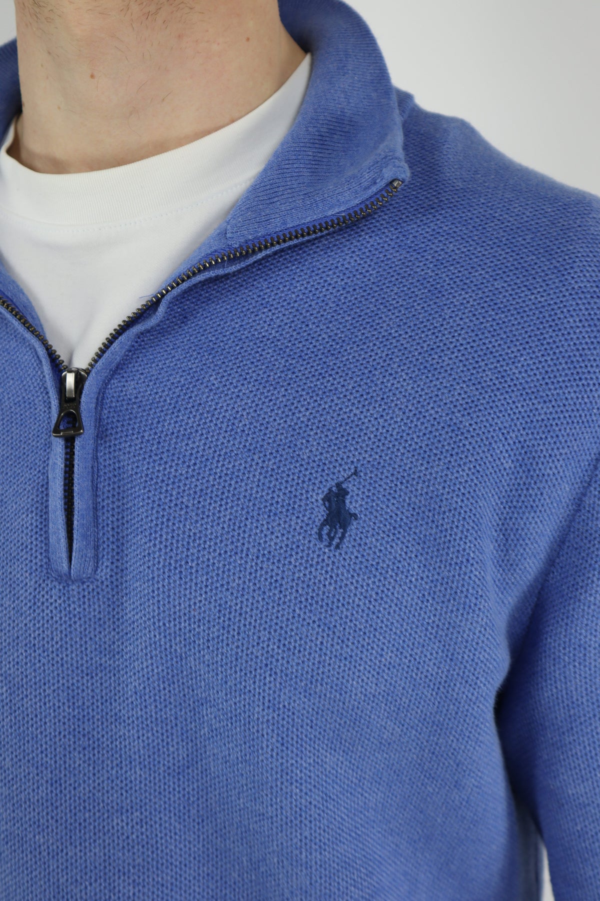 Ralph Lauren trui met kwart rits - M