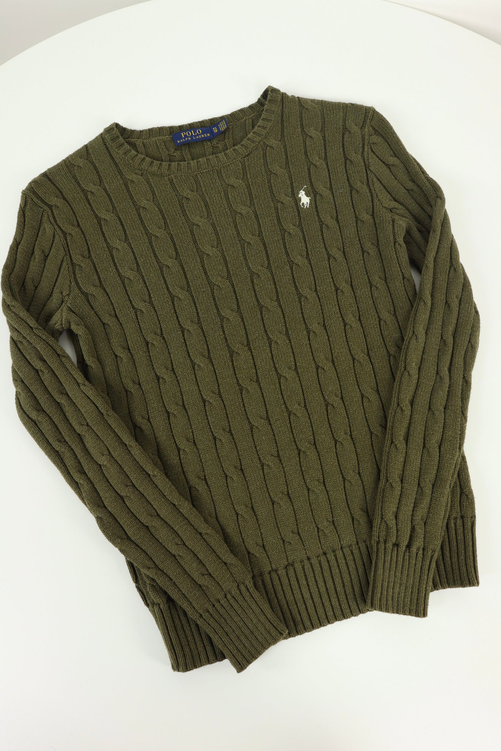 Ralph Lauren kabeltrui - XS (vrouwen)
