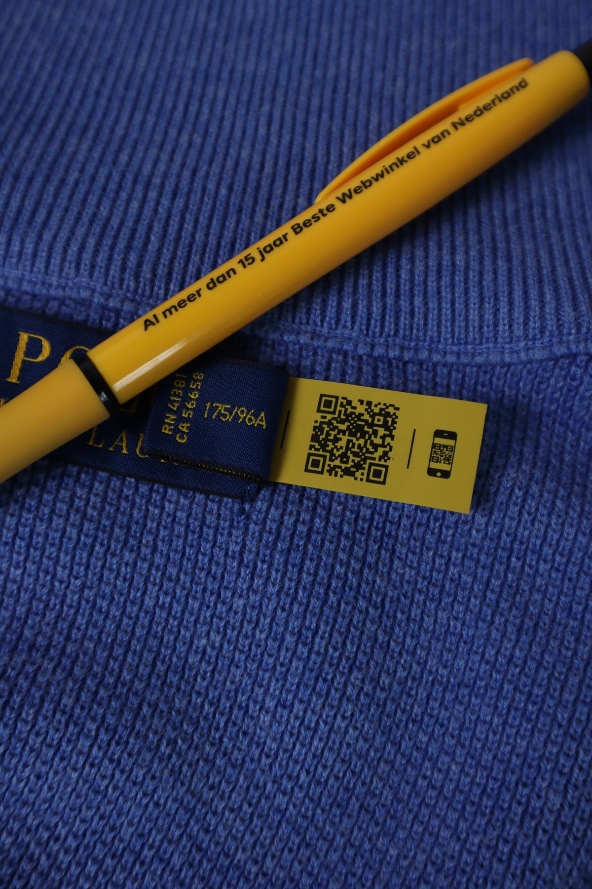 Ralph Lauren trui met kwart rits - M