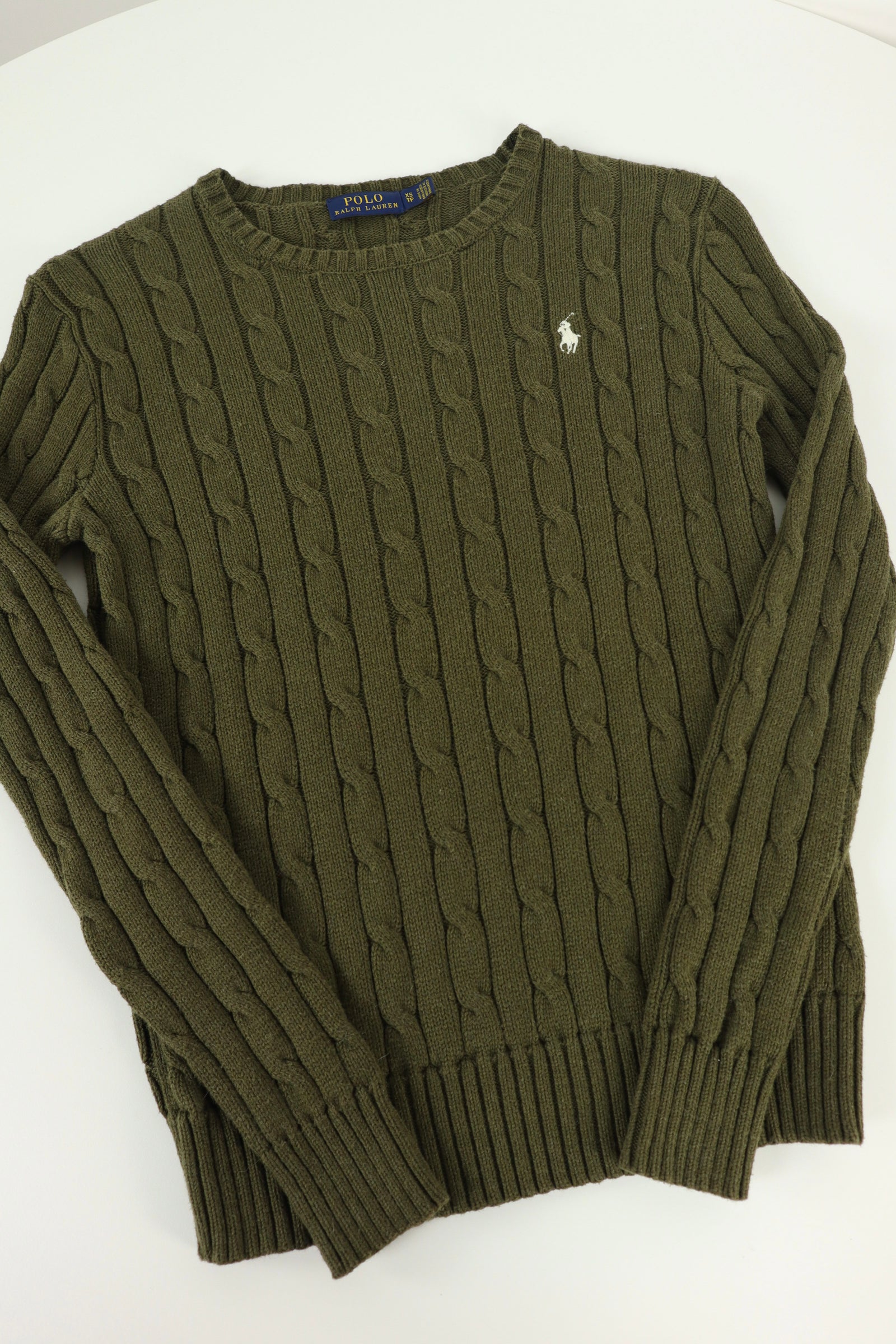 Ralph Lauren kabeltrui - XS (vrouwen)