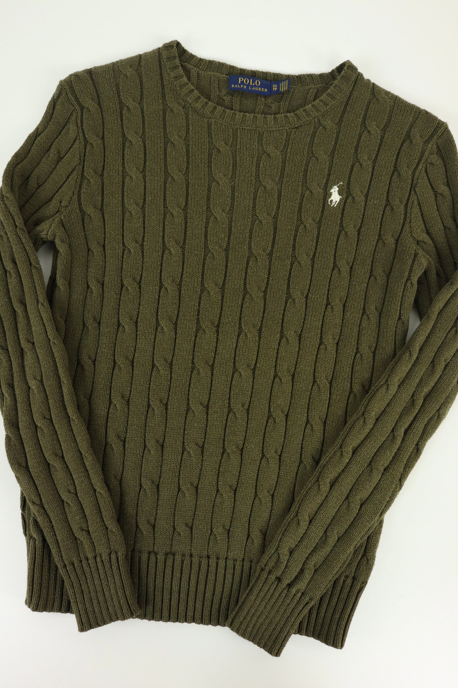 Ralph Lauren kabeltrui - XS (vrouwen)