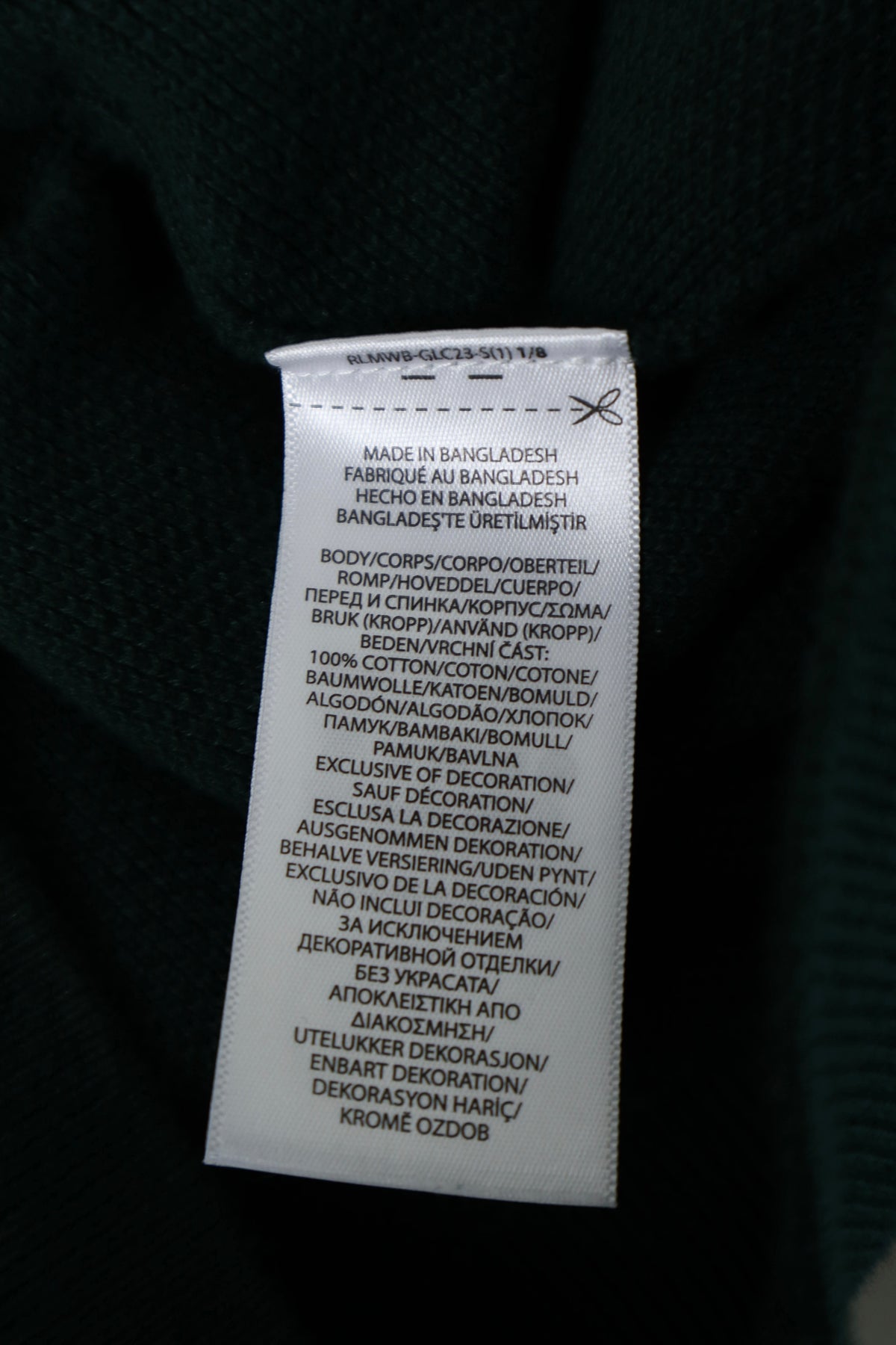 Ralph Lauren trui met kwart rits - S