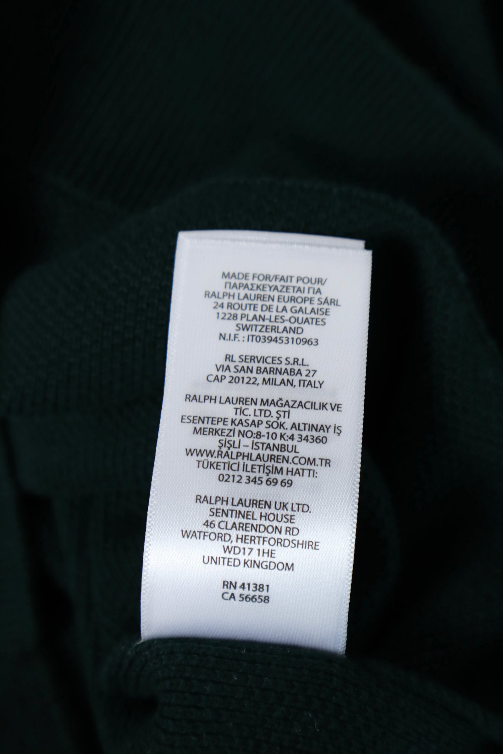 Ralph Lauren quarter zip - S