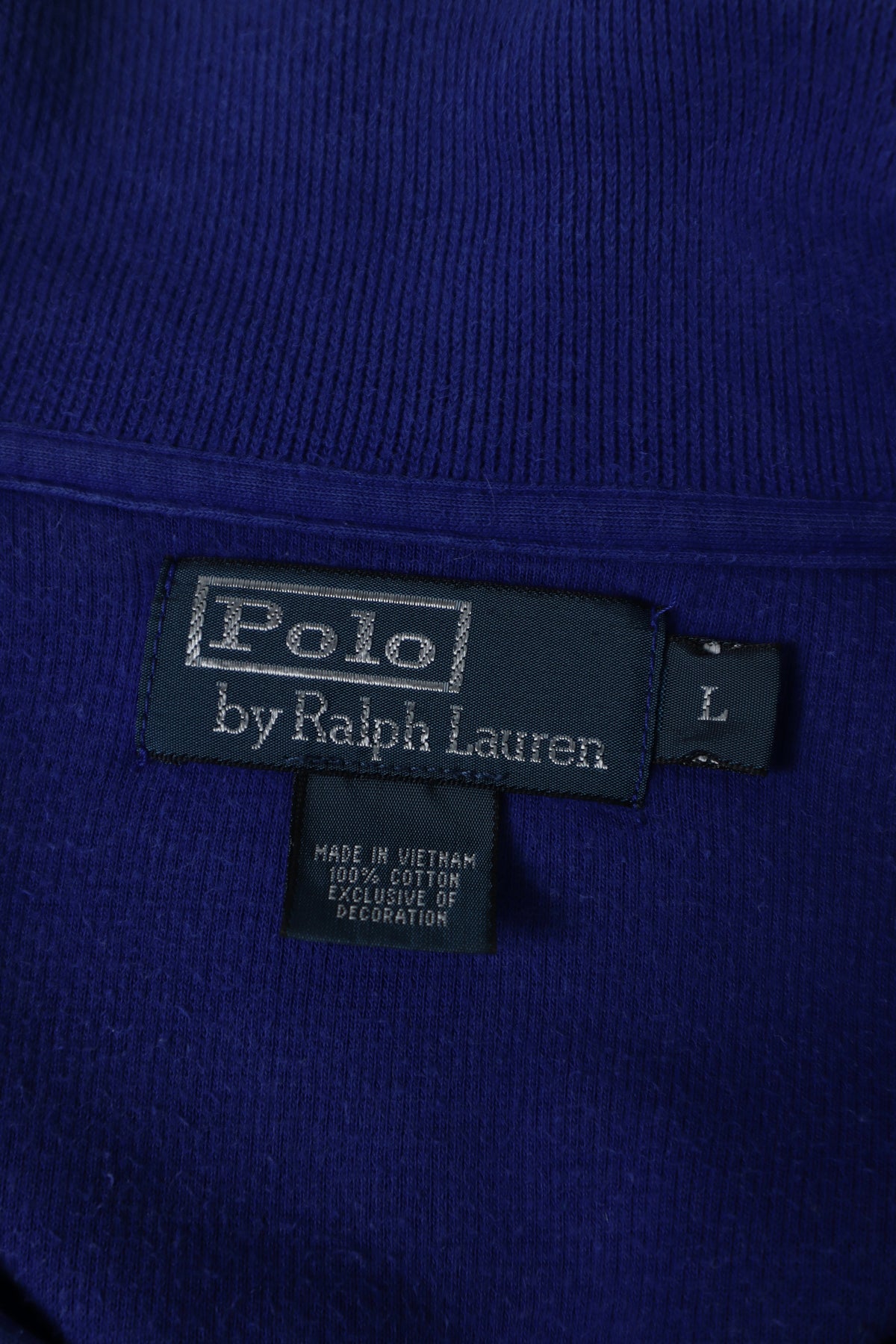 Ralph Lauren trui met kwart rits - L