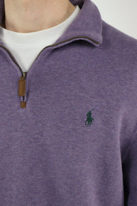 Ralph Lauren trui met kwart rits - L