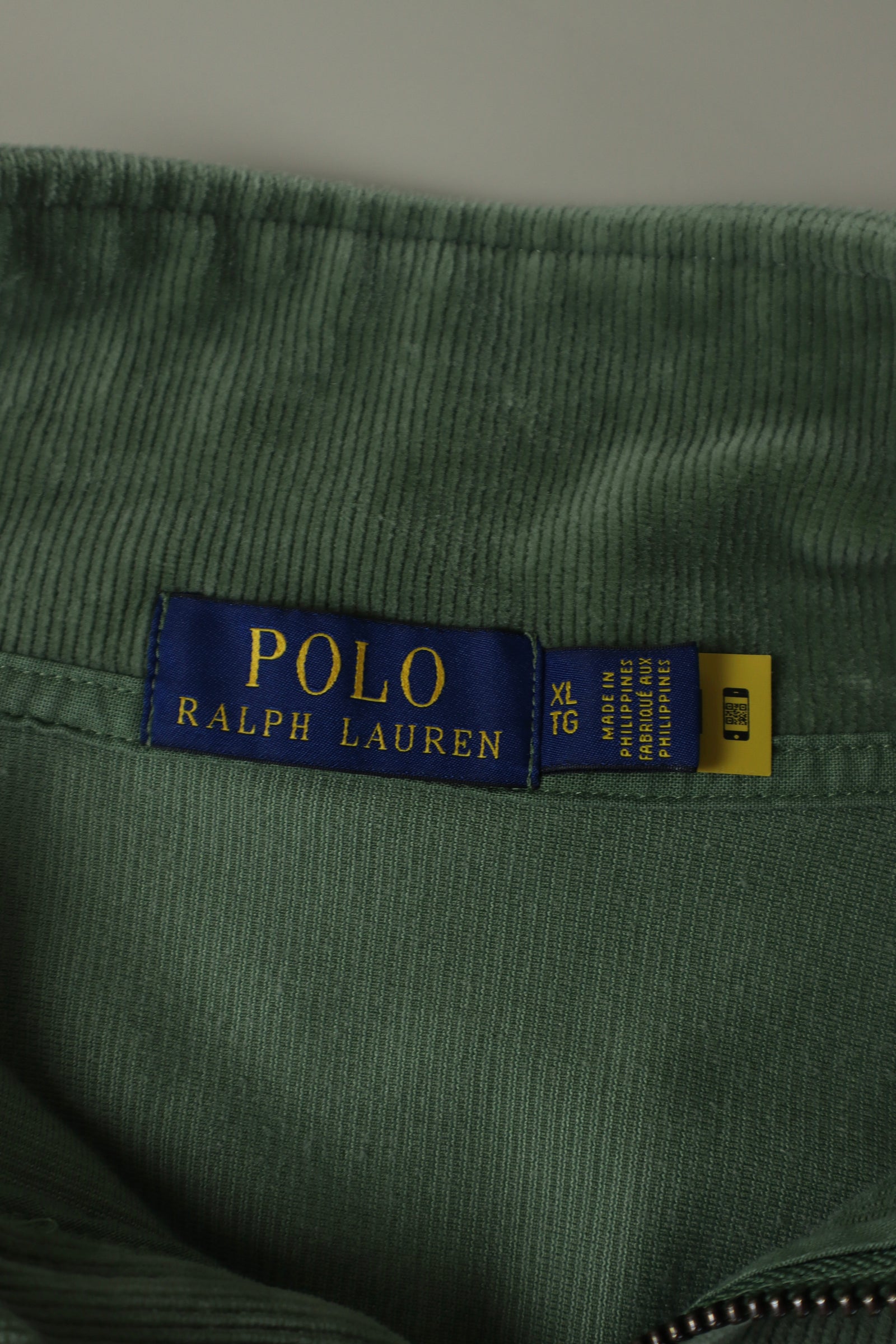 Ralph Lauren corduroy quarter zip - XL