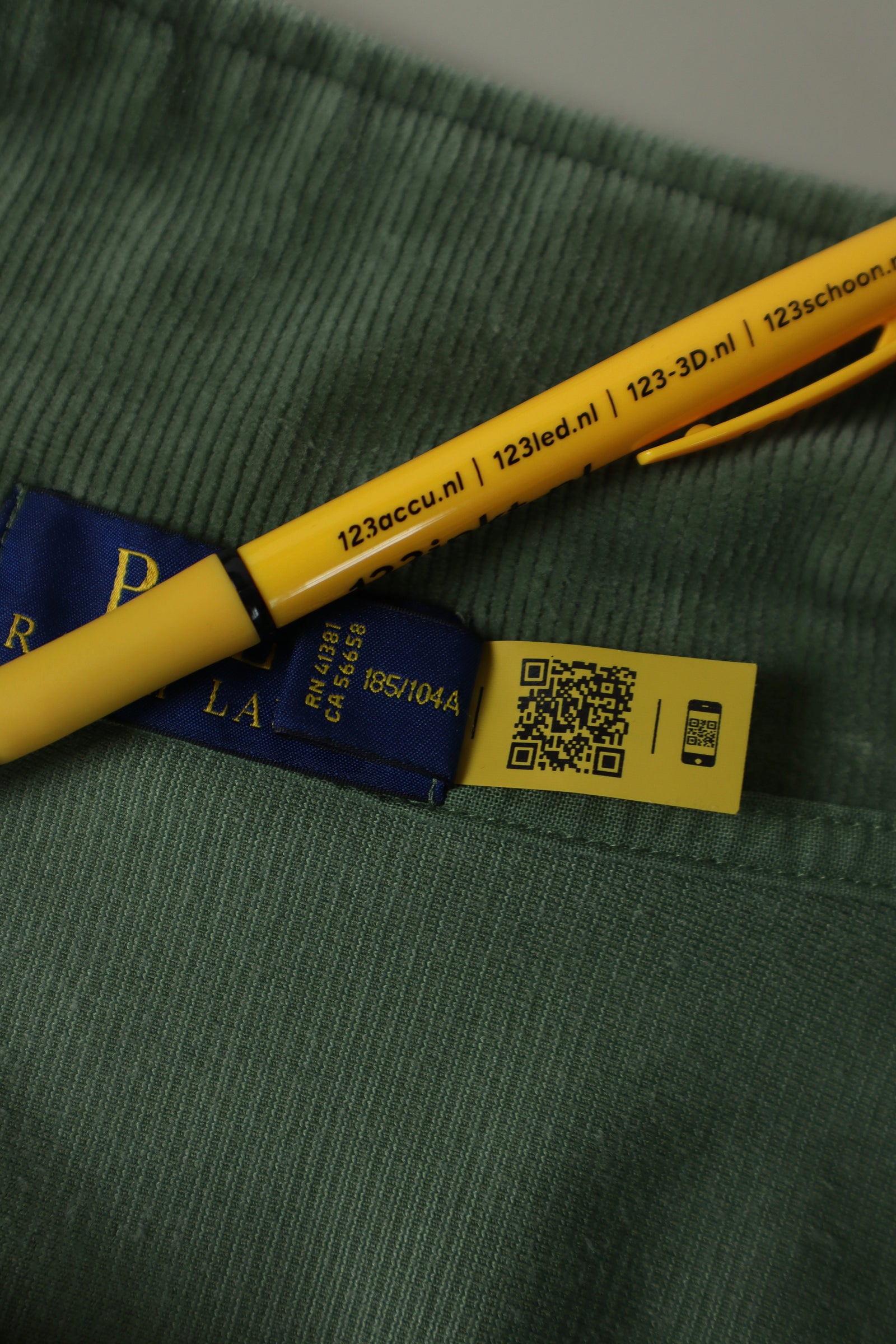 Ralph Lauren corduroy quarter zip - XL