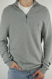 Ralph Lauren trui met kwart rits - L