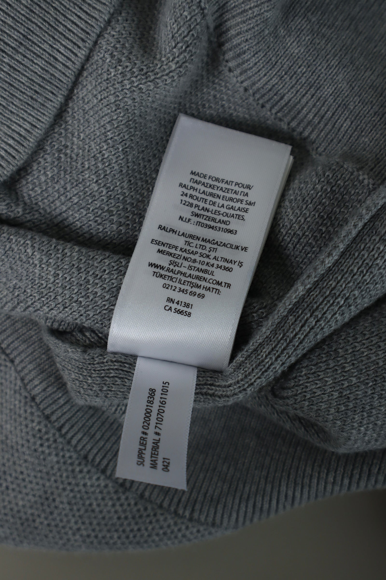 Ralph Lauren quarter zip - L