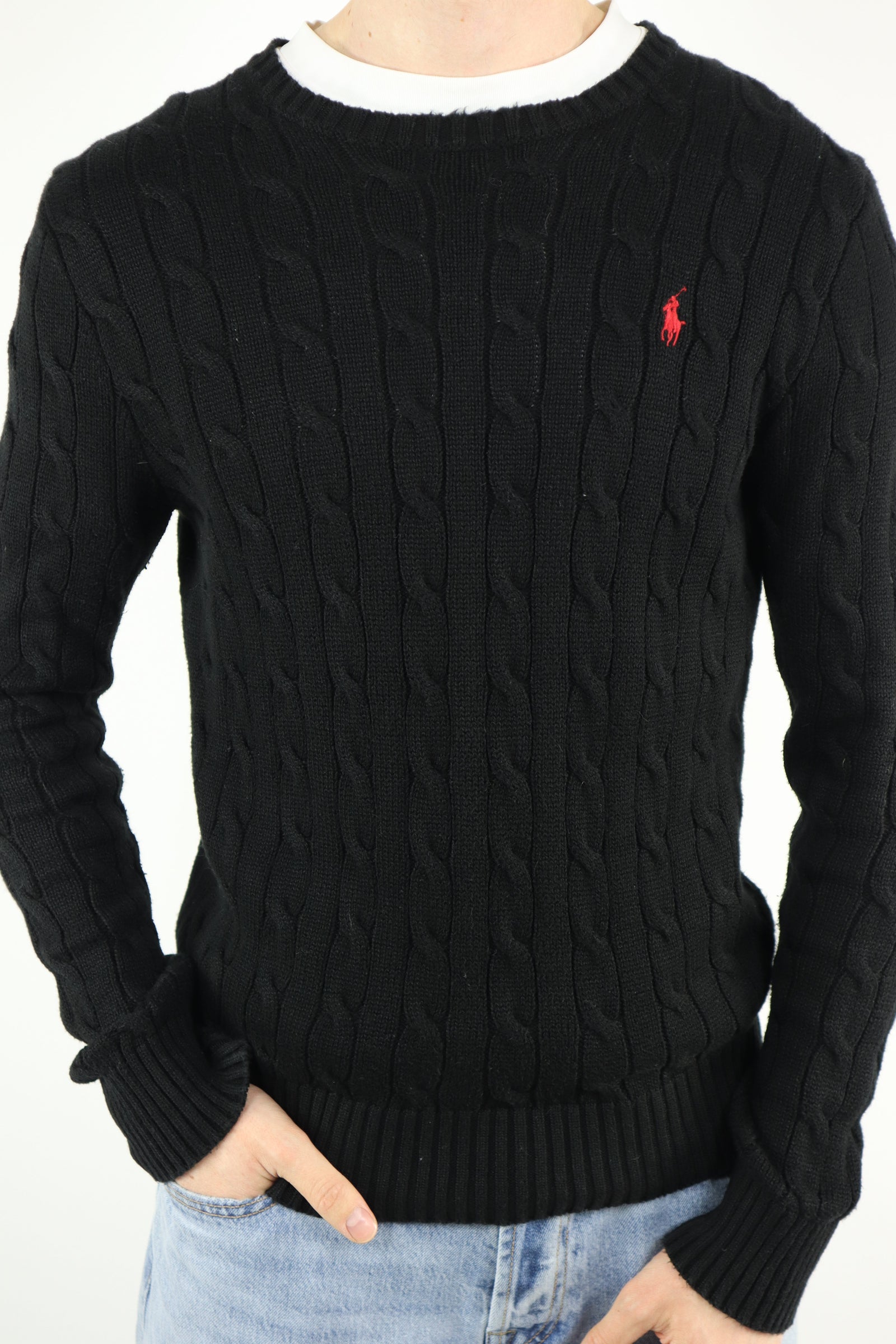 Ralph Lauren kabeltrui - S