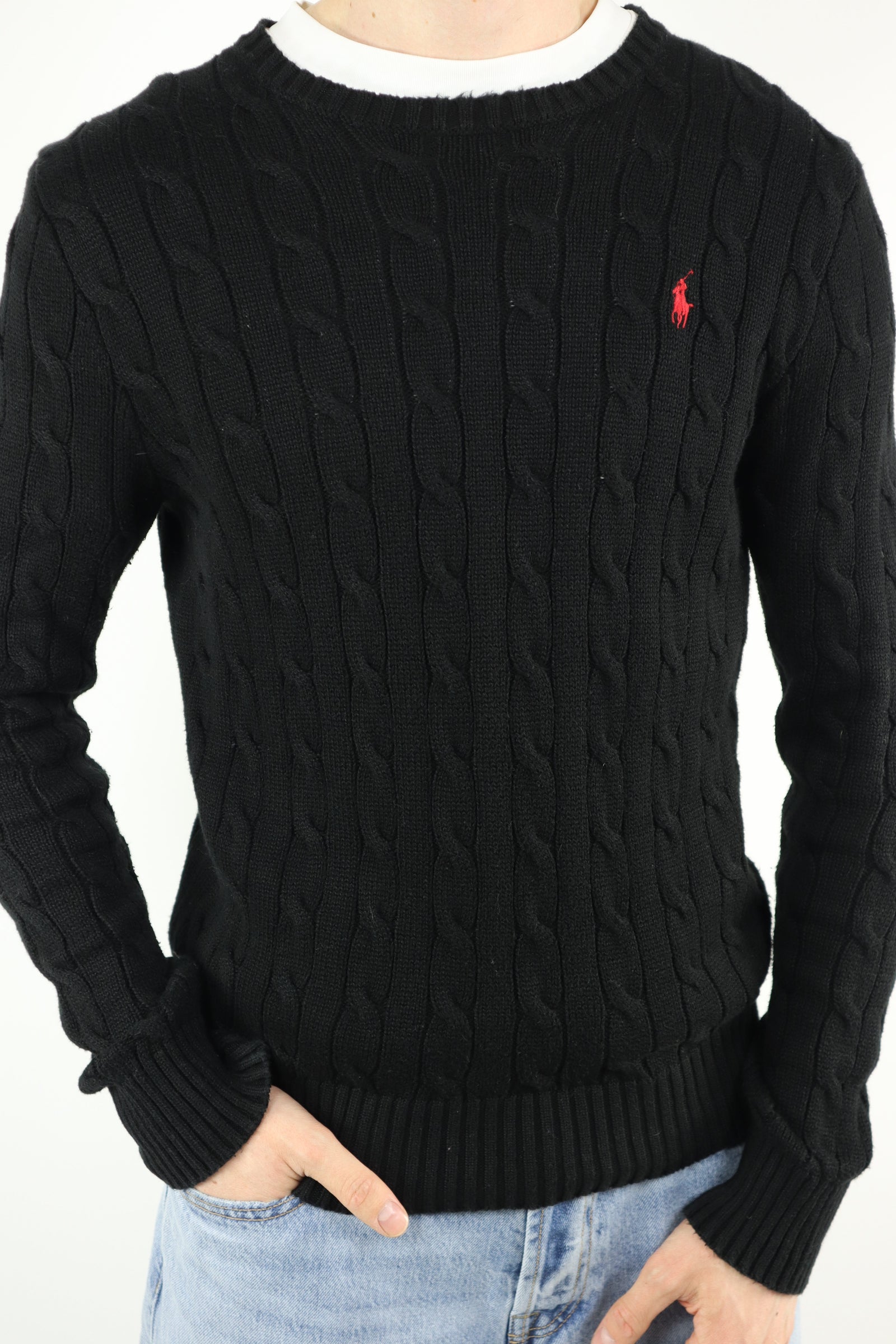 Ralph Lauren kabeltrui - S