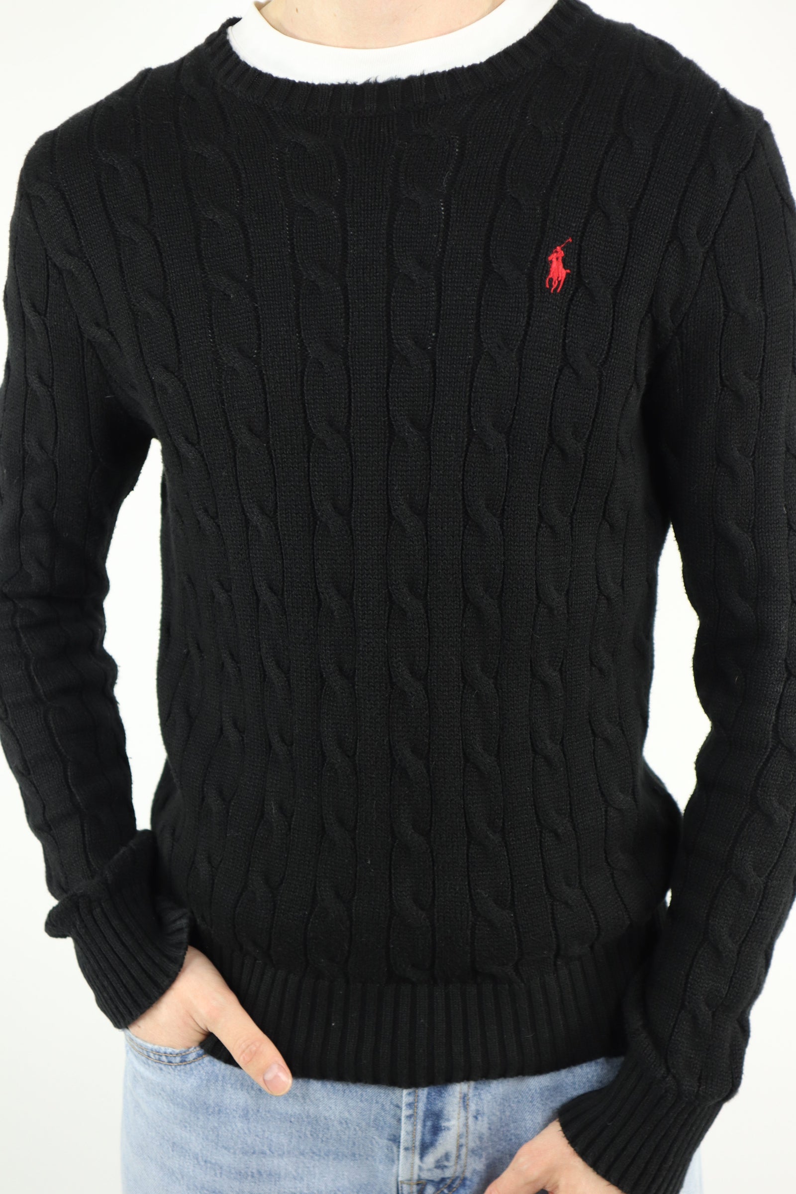 Ralph Lauren kabeltrui - S