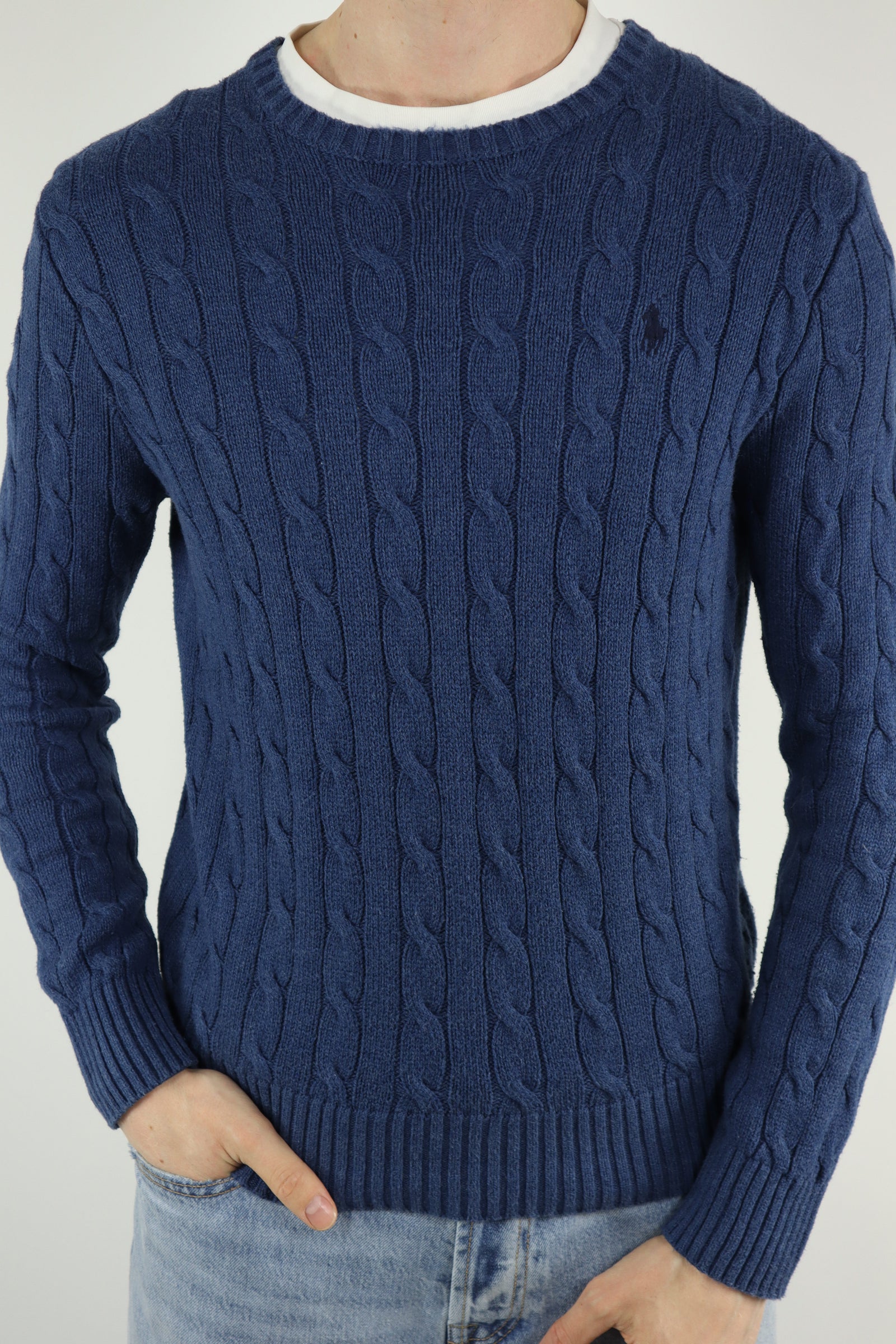 Ralph Lauren kabeltrui - S