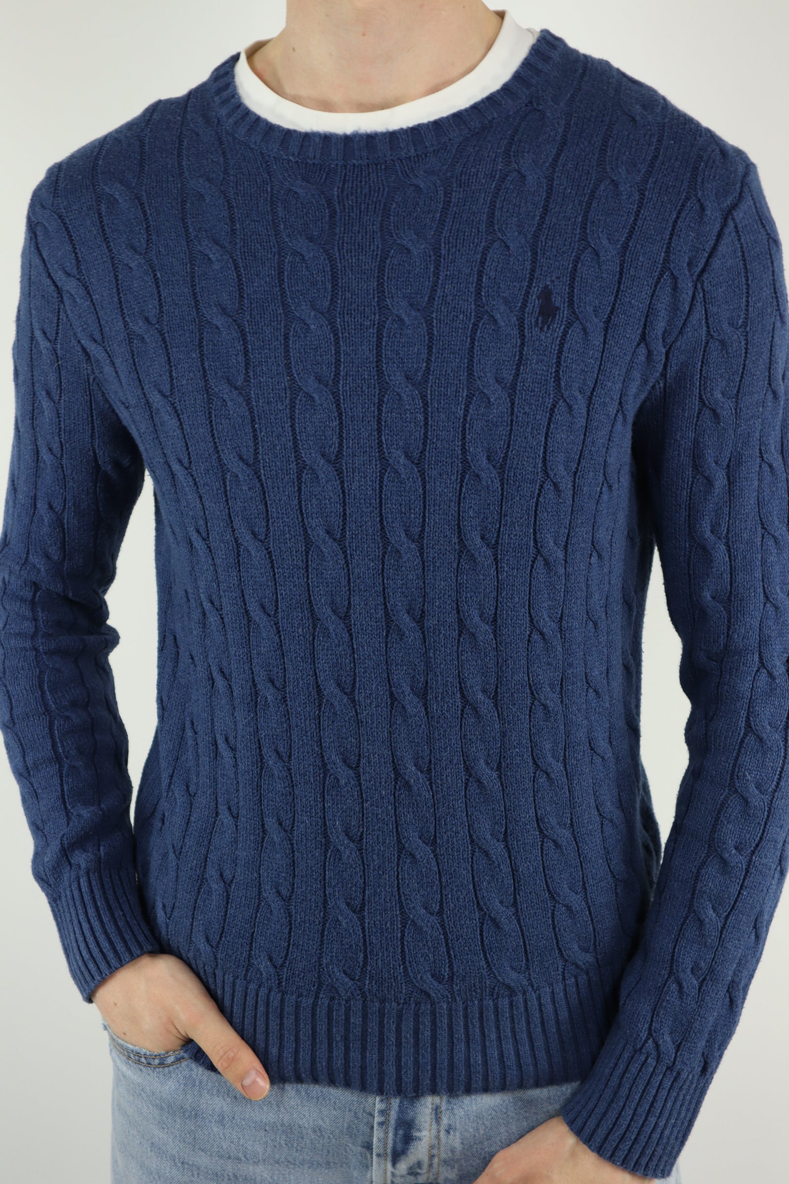 Ralph Lauren kabeltrui - S