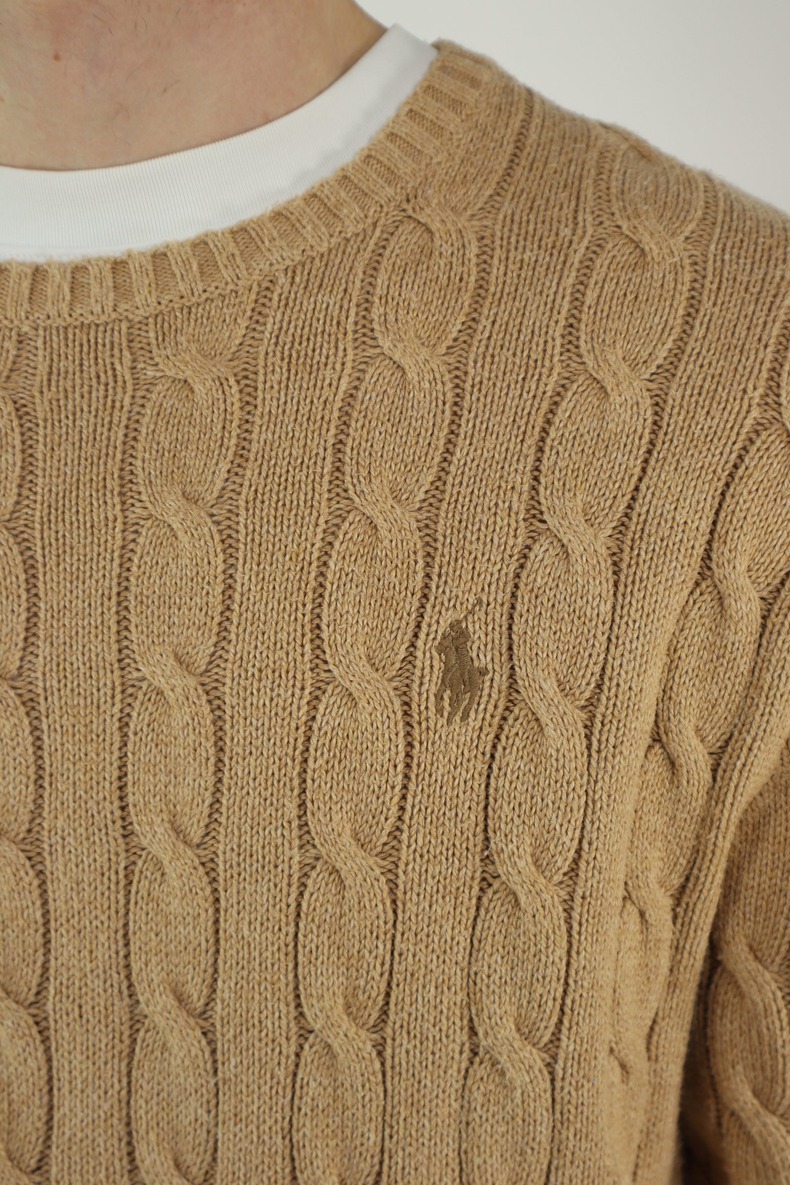 Ralph Lauren kabeltrui - L