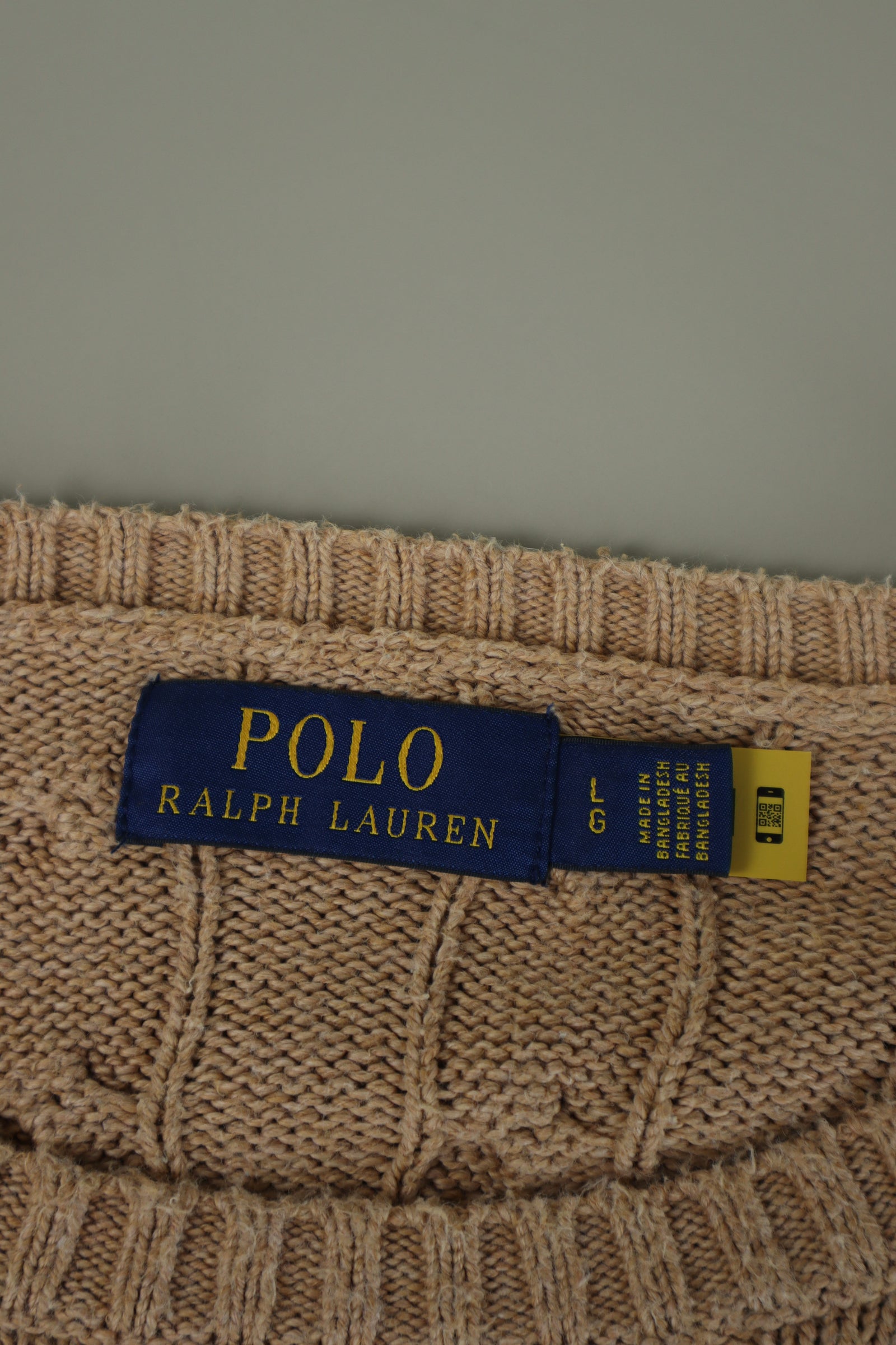 Ralph Lauren kabeltrui - L