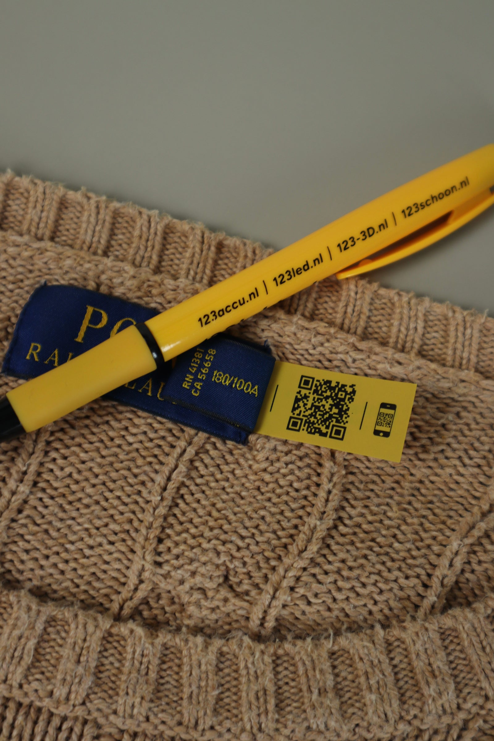 Ralph Lauren kabeltrui - L