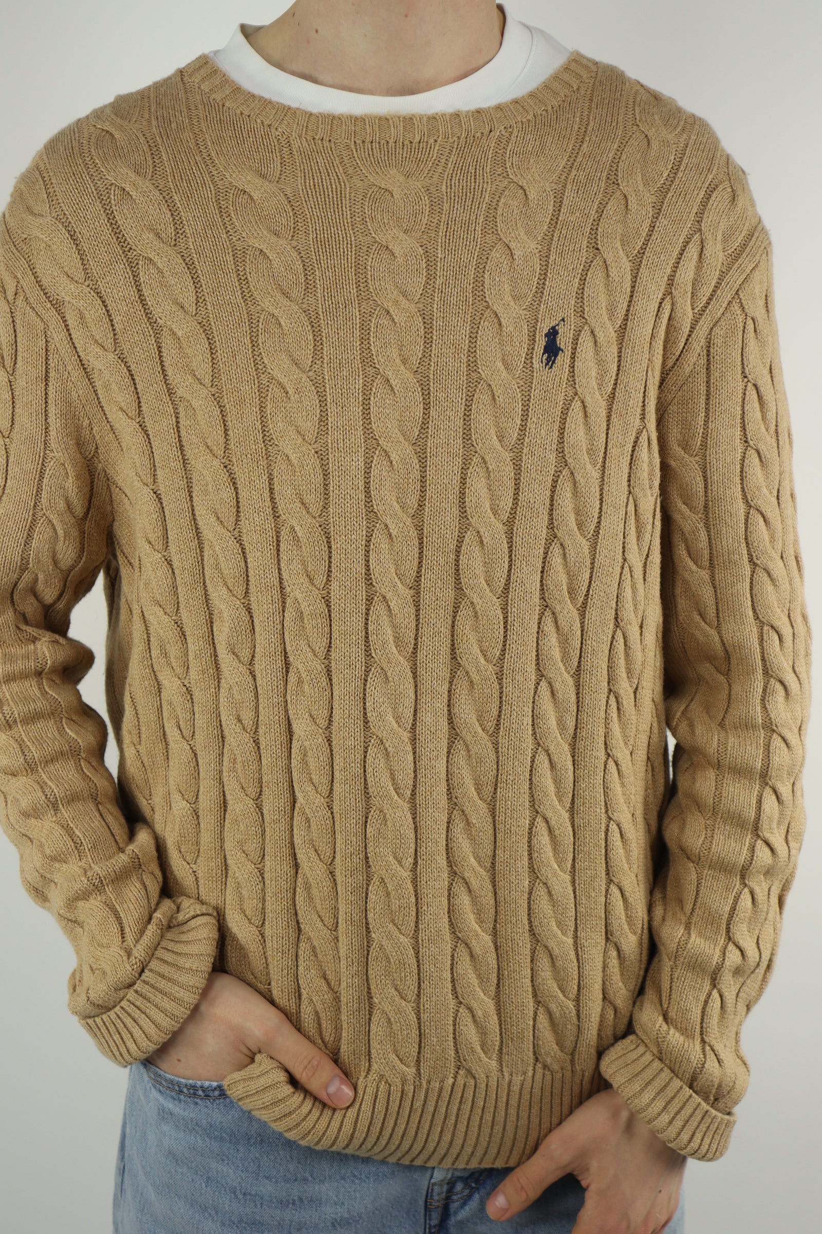 Ralph Lauren trui met ronde hals - L