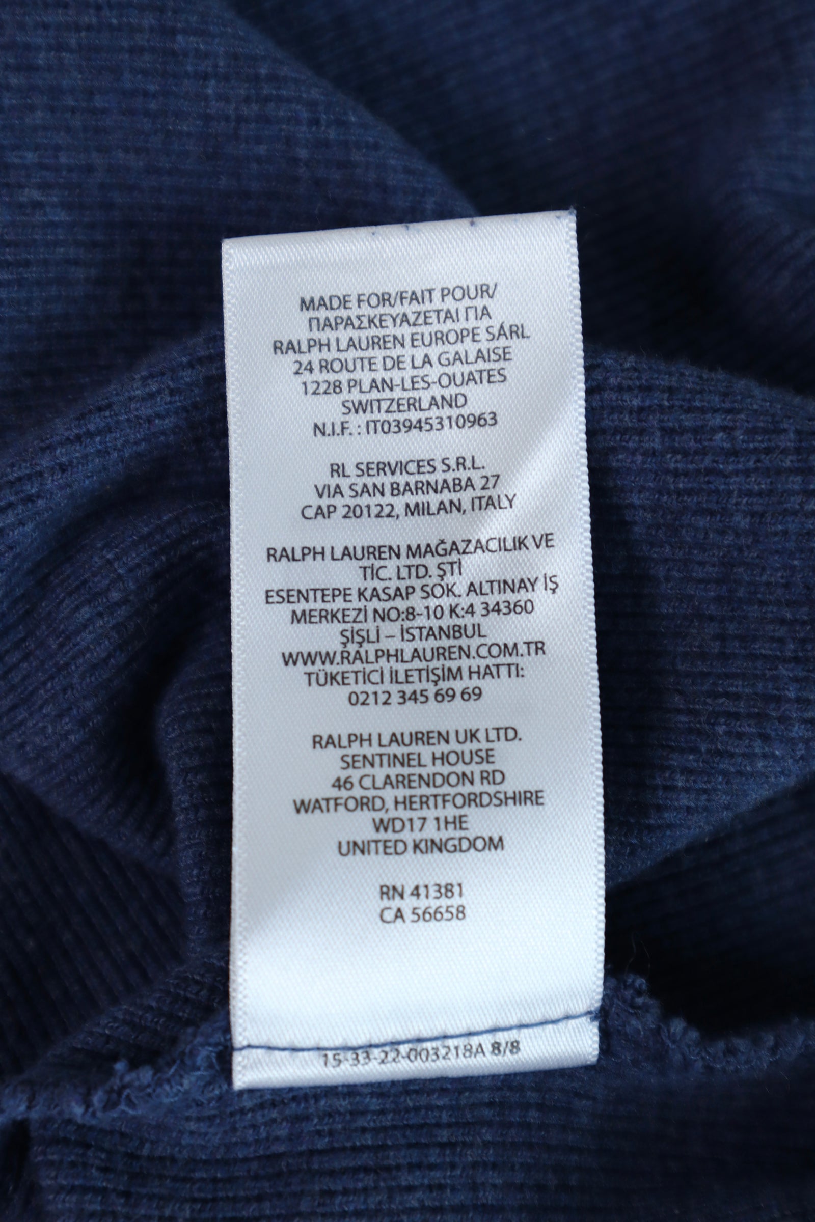 Ralph Lauren trui met ronde hals - S