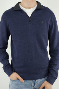 Ralph Lauren trui met kwart rits - S