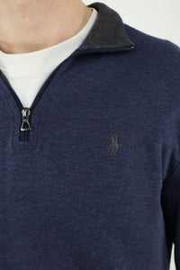 Ralph Lauren trui met kwart rits - S