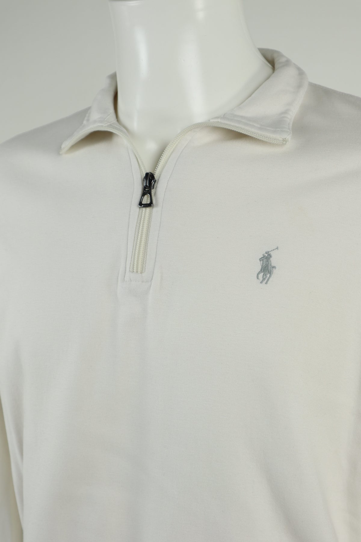 Ralph Lauren trui met kwart rits - M