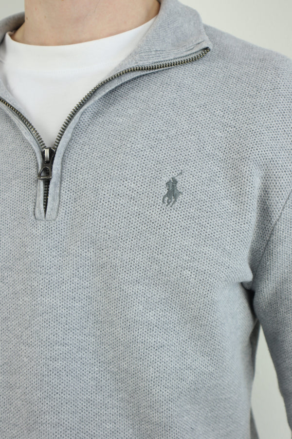 Ralph Lauren trui met kwart rits - M